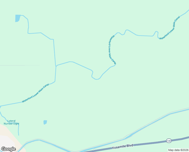 map of restaurants, bars, coffee shops, grocery stores, and more near 14099 El Pomar Avenue in Waterford