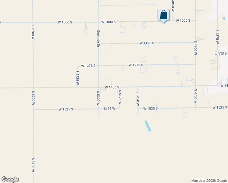 map of restaurants, bars, coffee shops, grocery stores, and more near 1424 South 5175 West in Cedar City