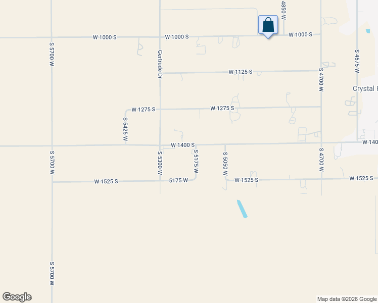 map of restaurants, bars, coffee shops, grocery stores, and more near 1424 South 5175 West in Cedar City