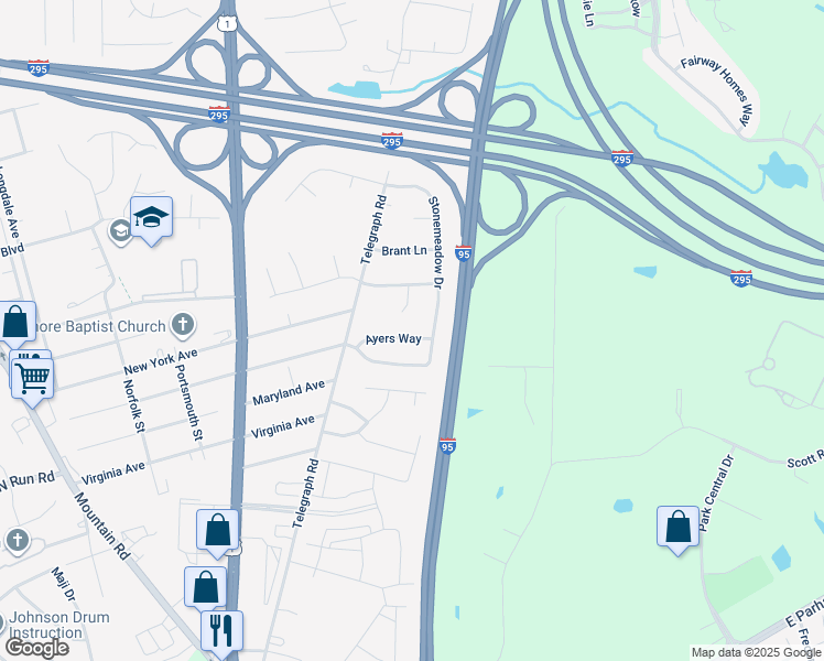 map of restaurants, bars, coffee shops, grocery stores, and more near 908 Ayers Way in Glen Allen