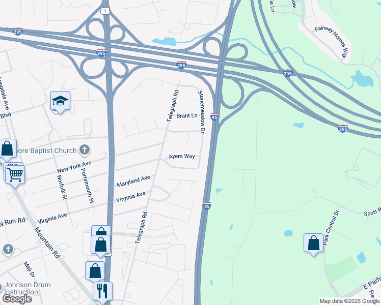 map of restaurants, bars, coffee shops, grocery stores, and more near 908 Ayers Way in Glen Allen