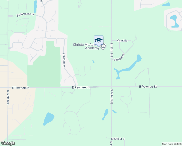 map of restaurants, bars, coffee shops, grocery stores, and more near 14270 East Pawnee Street in Wichita