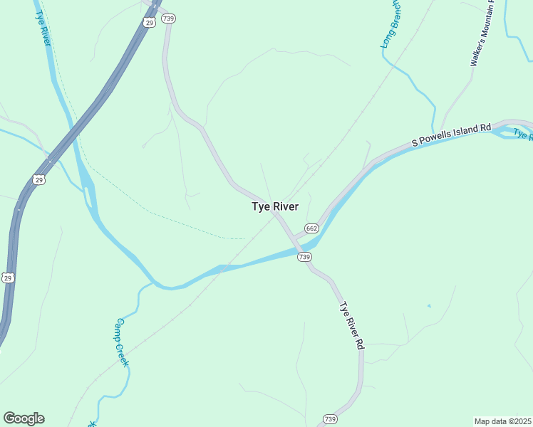 map of restaurants, bars, coffee shops, grocery stores, and more near 858 Tye River Road in Arrington