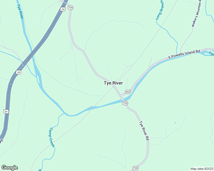 map of restaurants, bars, coffee shops, grocery stores, and more near 858 Tye River Road in Arrington