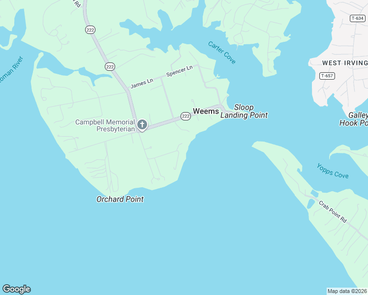 map of restaurants, bars, coffee shops, grocery stores, and more near 3876 Weems Road in Weems