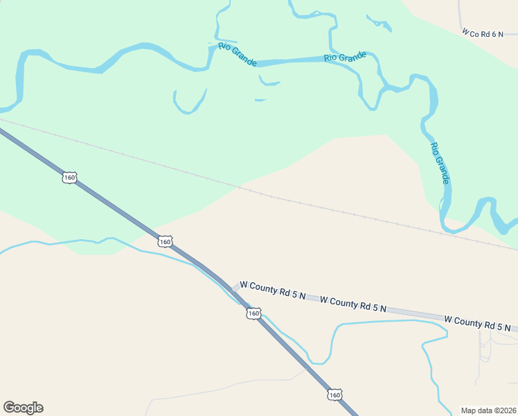 map of restaurants, bars, coffee shops, grocery stores, and more near 6771 West County Road 5 North in Del Norte