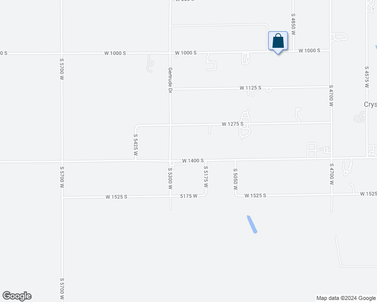 map of restaurants, bars, coffee shops, grocery stores, and more near 5222 West 1400 South in Cedar City