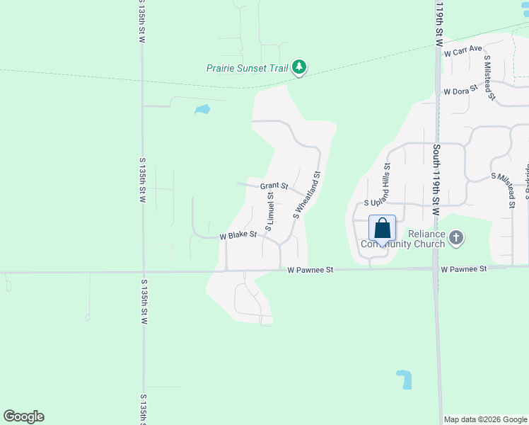 map of restaurants, bars, coffee shops, grocery stores, and more near 2213 South Limuel Street in Wichita