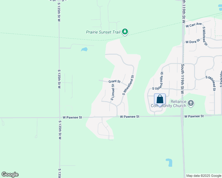 map of restaurants, bars, coffee shops, grocery stores, and more near 2213 South Limuel Street in Wichita