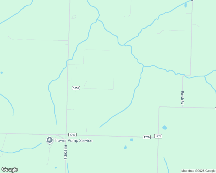 map of restaurants, bars, coffee shops, grocery stores, and more near 20355 East 1650 Road in Stockton
