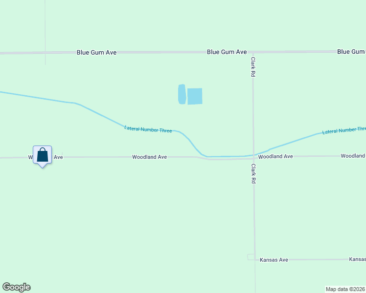 map of restaurants, bars, coffee shops, grocery stores, and more near 5301 Woodland Avenue in Modesto
