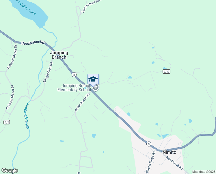 map of restaurants, bars, coffee shops, grocery stores, and more near 57 Marvin Deeds Road in Hinton