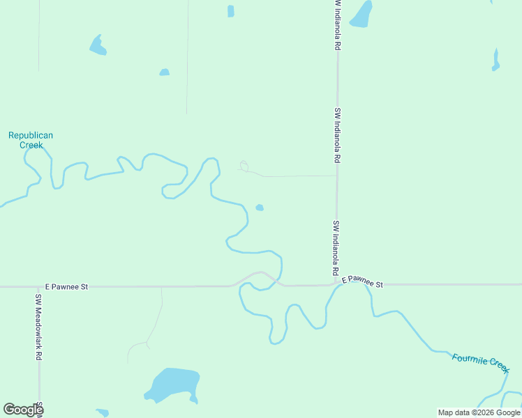 map of restaurants, bars, coffee shops, grocery stores, and more near 11627 Southwest Indianola Road in Andover