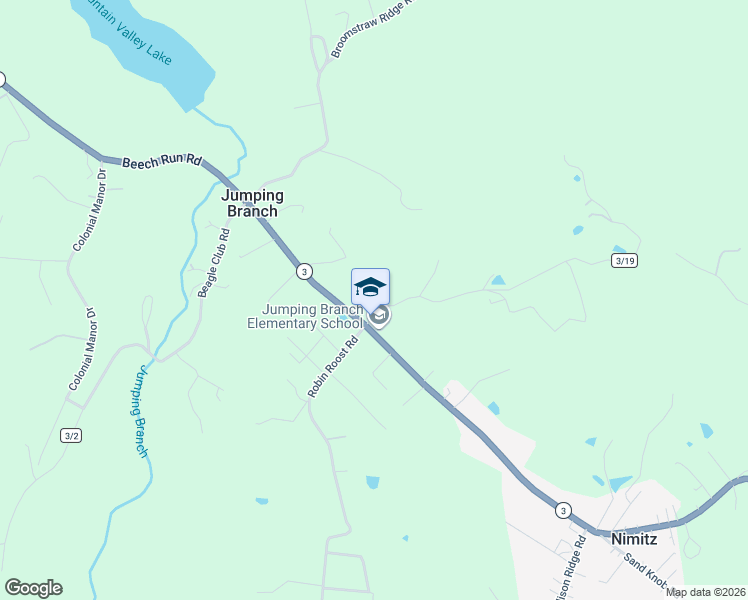 map of restaurants, bars, coffee shops, grocery stores, and more near 57 Marvin Deeds Road in Hinton