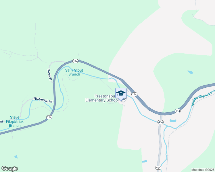 map of restaurants, bars, coffee shops, grocery stores, and more near West Clark Drive in Prestonsburg