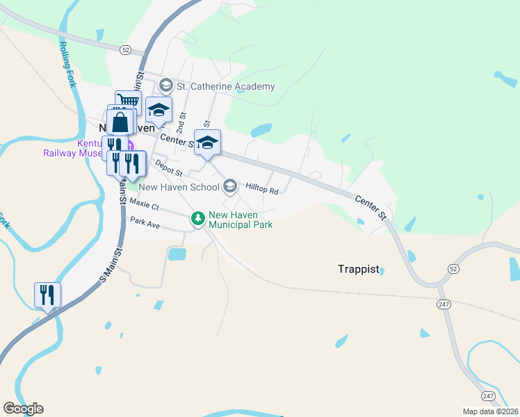 map of restaurants, bars, coffee shops, grocery stores, and more near 489 High Street in New Haven