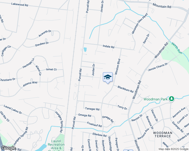 map of restaurants, bars, coffee shops, grocery stores, and more near 2606 Chariot Street in Glen Allen