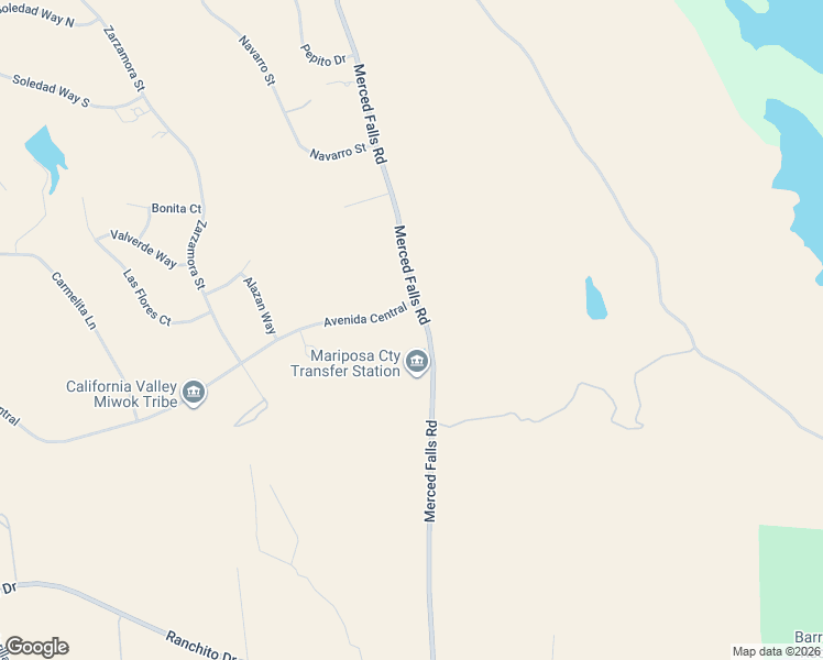 map of restaurants, bars, coffee shops, grocery stores, and more near 1686 Merced Falls Road in La Grange