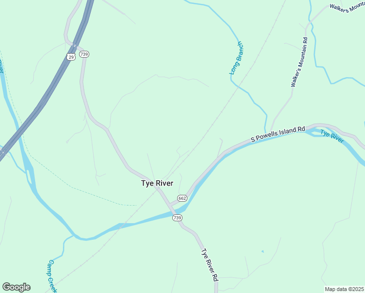 map of restaurants, bars, coffee shops, grocery stores, and more near 197 Tye River Depot Lane in Arrington