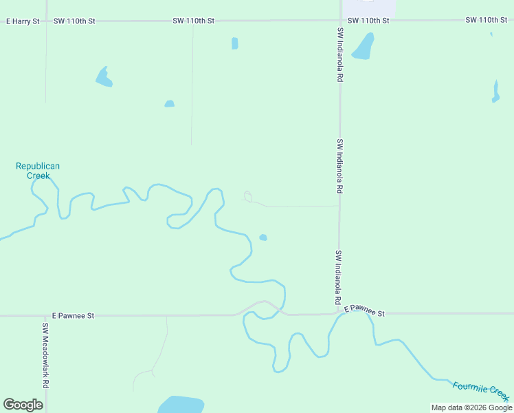 map of restaurants, bars, coffee shops, grocery stores, and more near 11627 Southwest Indianola Road in Andover
