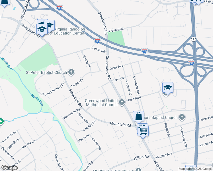 map of restaurants, bars, coffee shops, grocery stores, and more near 1913 Greenstone Court in Glen Allen