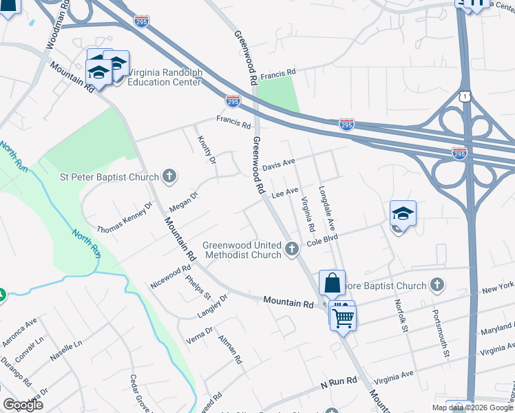 map of restaurants, bars, coffee shops, grocery stores, and more near 1913 Greenstone Court in Glen Allen