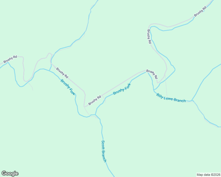 map of restaurants, bars, coffee shops, grocery stores, and more near 12261-13099 Brushy Road in Pikeville