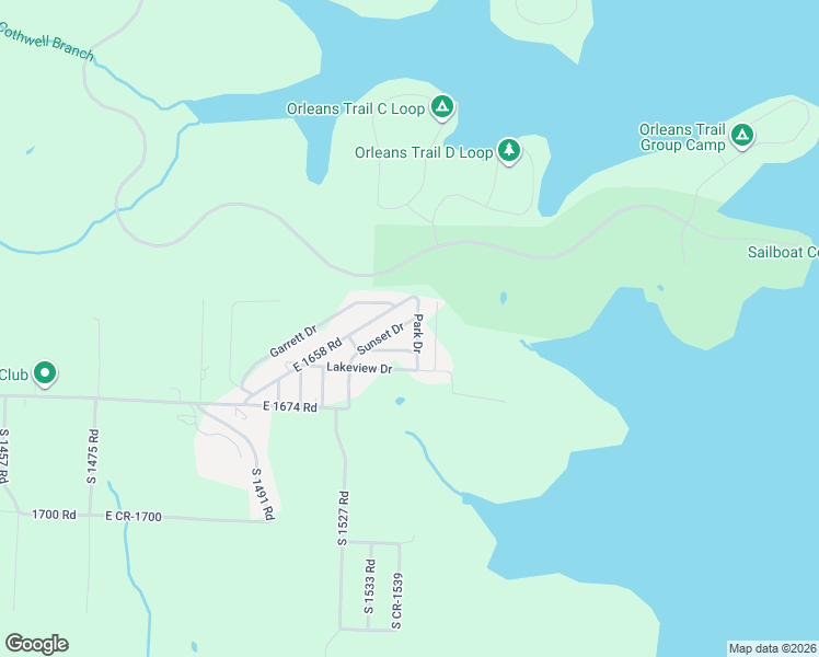 map of restaurants, bars, coffee shops, grocery stores, and more near 16592 South 1541 Road in Stockton