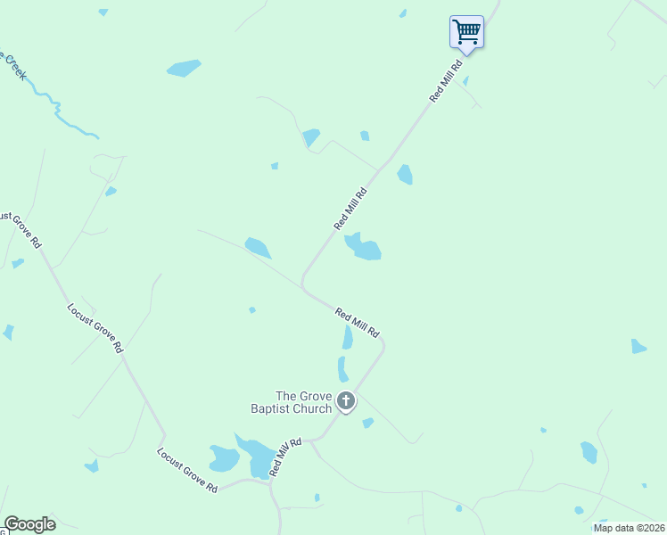 map of restaurants, bars, coffee shops, grocery stores, and more near 2270-2648 Red Mill Road in Elizabethtown