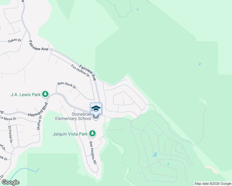 map of restaurants, bars, coffee shops, grocery stores, and more near 192 Carrick Circle in Hayward