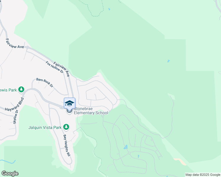 map of restaurants, bars, coffee shops, grocery stores, and more near 238 Drummond Drive in Hayward