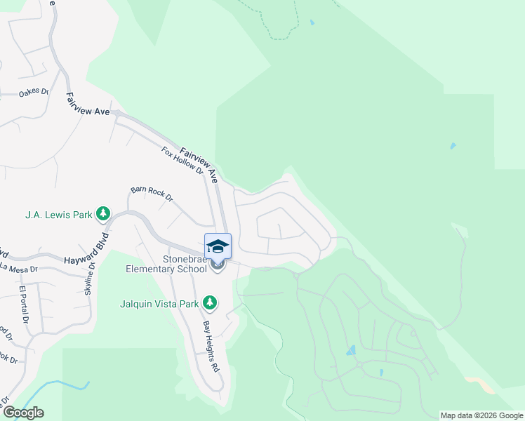 map of restaurants, bars, coffee shops, grocery stores, and more near 192 Carrick Circle in Hayward