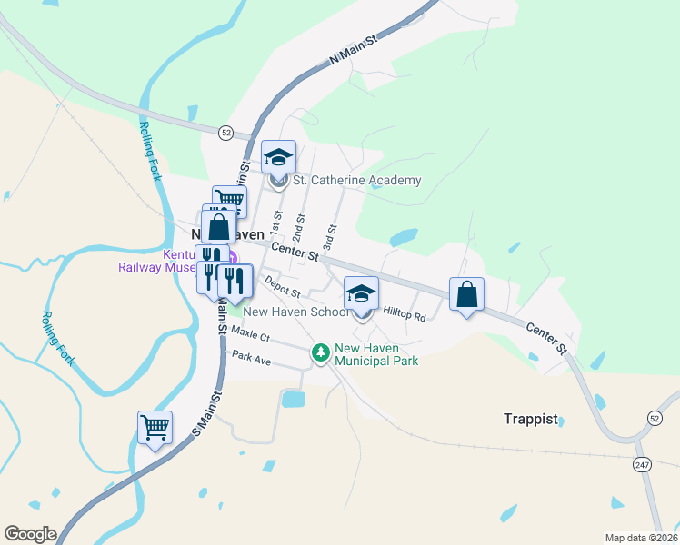 map of restaurants, bars, coffee shops, grocery stores, and more near 480 High Street in New Haven