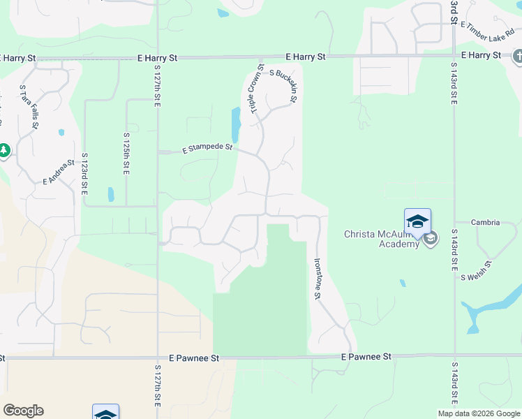 map of restaurants, bars, coffee shops, grocery stores, and more near 13306 East Mount Vernon Road in Wichita