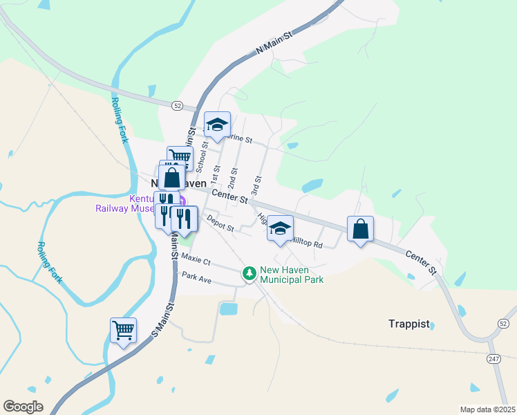 map of restaurants, bars, coffee shops, grocery stores, and more near 480 High Street in New Haven