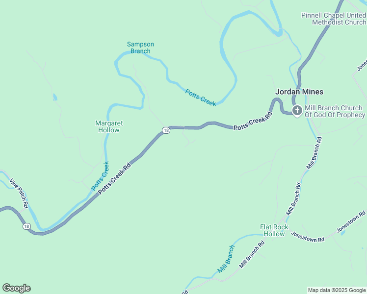 map of restaurants, bars, coffee shops, grocery stores, and more near 7015 Potts Creek Road in Covington