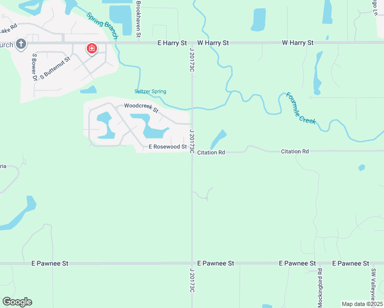 map of restaurants, bars, coffee shops, grocery stores, and more near 2019 J 20173C in Wichita