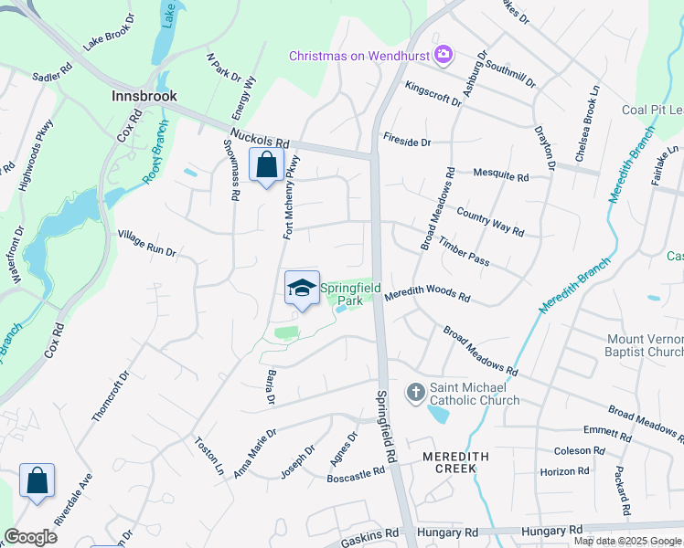 map of restaurants, bars, coffee shops, grocery stores, and more near 4405 Lumberjack Lane in Glen Allen