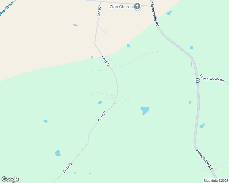 map of restaurants, bars, coffee shops, grocery stores, and more near Cr-1075 in Reynolds Station