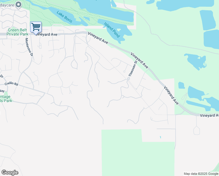 map of restaurants, bars, coffee shops, grocery stores, and more near 1 Brozosky Hill Lane in Pleasanton