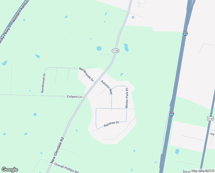 map of restaurants, bars, coffee shops, grocery stores, and more near 77 Autumn Way in Elizabethtown