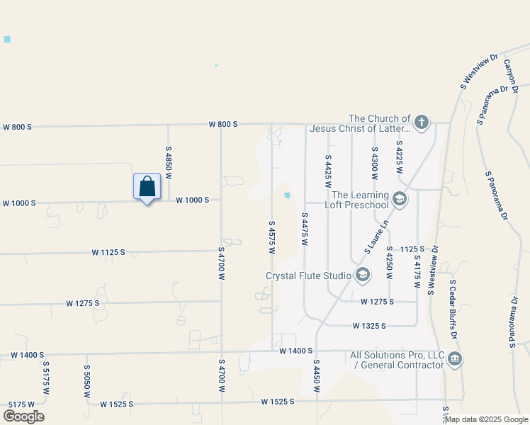 map of restaurants, bars, coffee shops, grocery stores, and more near 1038 South 4575 West in Cedar City