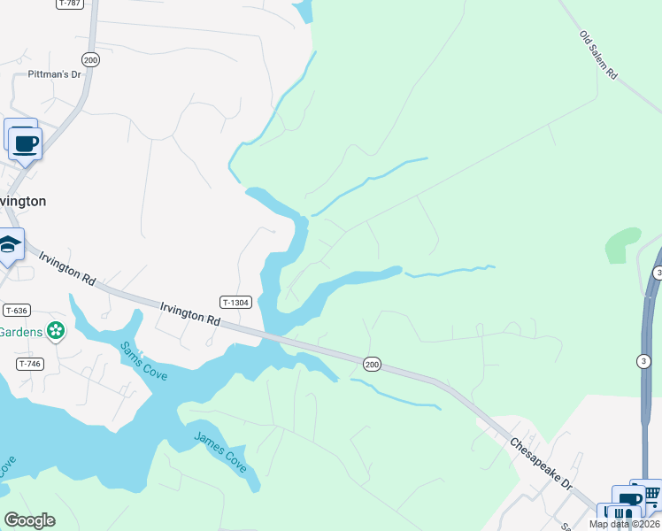 map of restaurants, bars, coffee shops, grocery stores, and more near 989 Ring Farm Road in White Stone