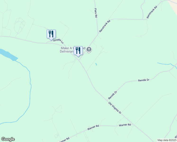 map of restaurants, bars, coffee shops, grocery stores, and more near 2917 Old Virginia Street in Urbanna