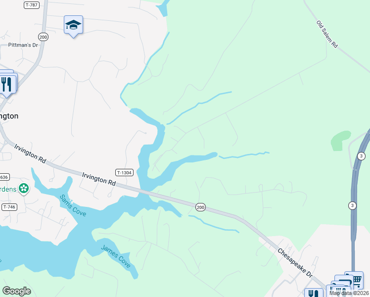 map of restaurants, bars, coffee shops, grocery stores, and more near 989 Ring Farm Road in White Stone