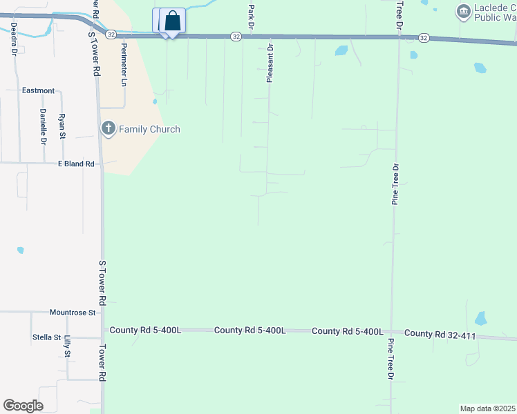 map of restaurants, bars, coffee shops, grocery stores, and more near Pack Horse Lane in Laclede County