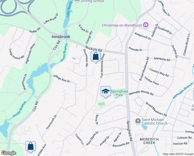 map of restaurants, bars, coffee shops, grocery stores, and more near 10701 Squaw Valley Place in Glen Allen
