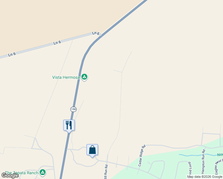 map of restaurants, bars, coffee shops, grocery stores, and more near 513 Mill Run Road in Mosca