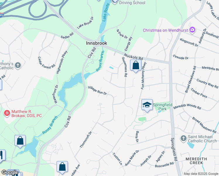 map of restaurants, bars, coffee shops, grocery stores, and more near 4606 Breithorne Court in Glen Allen