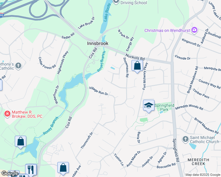 map of restaurants, bars, coffee shops, grocery stores, and more near 4606 Breithorne Court in Glen Allen